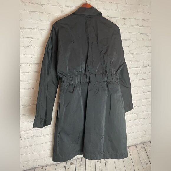 Theory Black Rain Jacket/Coat Size Large - Picture 10 of 10